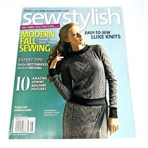 Threads Sew Stylish Magazine Fall 2014 Fashion Sewing Guide Dress Sweater More